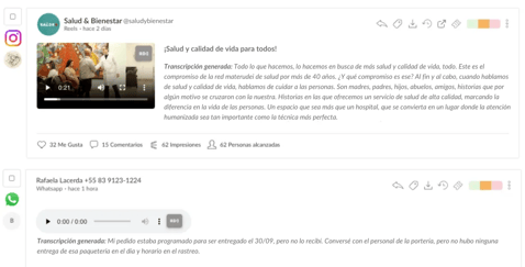 Monitoreo de videos, audios e imágenes de la marca en Buzzmonitor